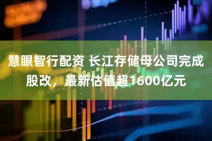 慧眼智行配资 长江存储母公司完成股改，最新估值超1600亿元
